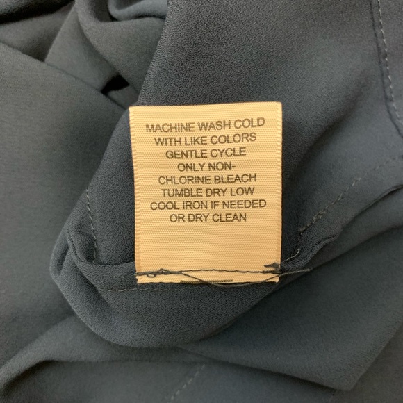 Philosophy Blue long sleeve blouse SZ Small - Picture 7 of 8